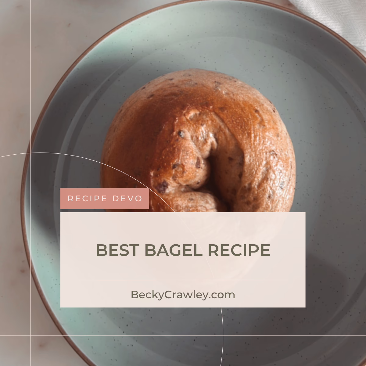 BEST BAGEL RECIPE (with yeast) - Becky Crawley