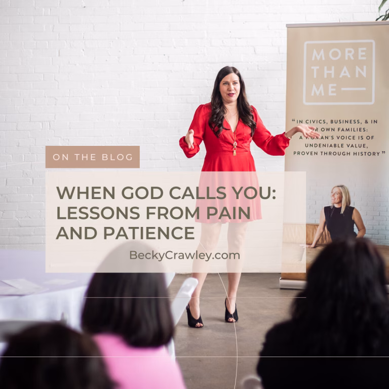 when god calls you lessons in pain and patience